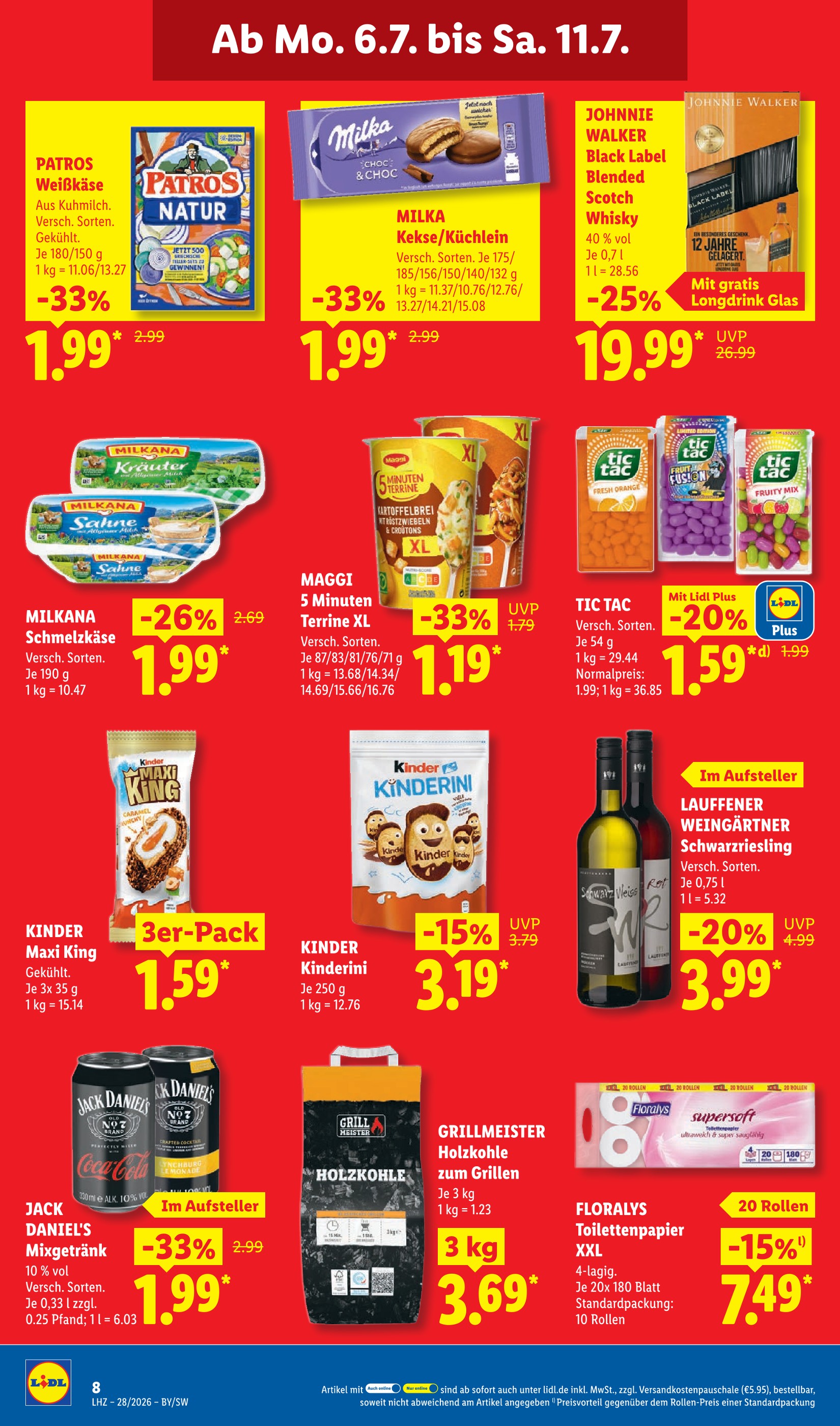 Lidl Spirituosen im Prospekt